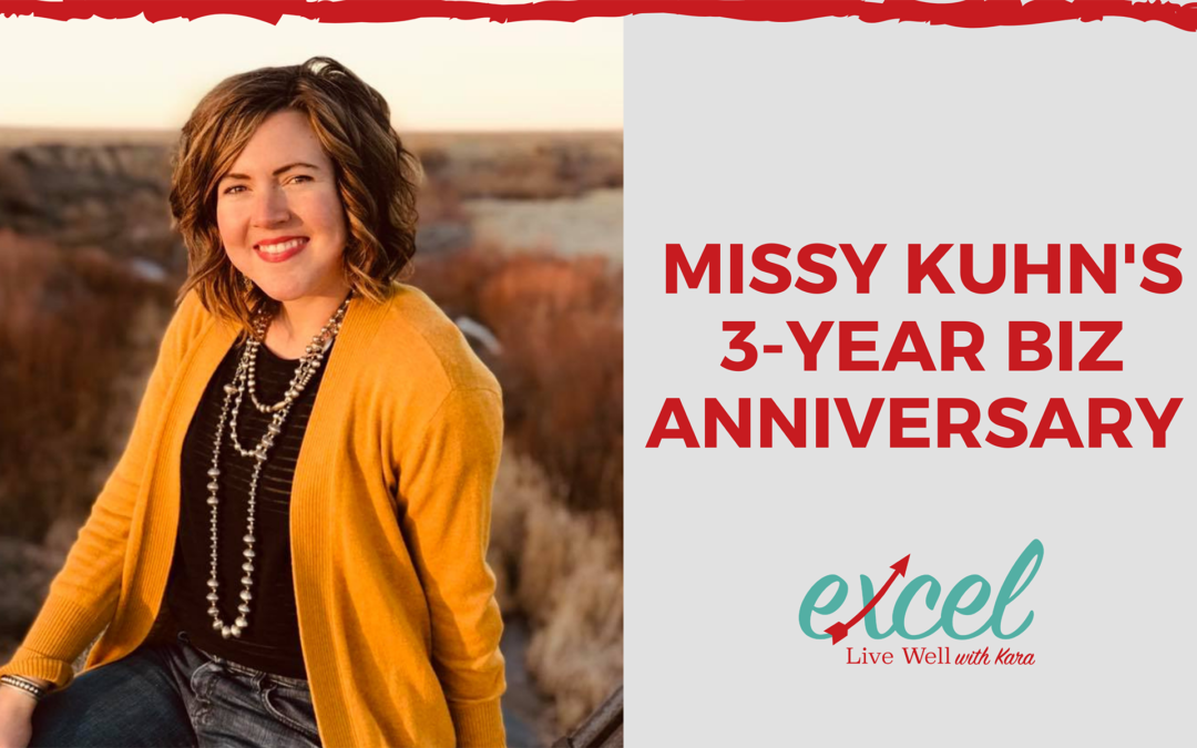 Missy Kuhn is celebrating her 3-year business anniversary!