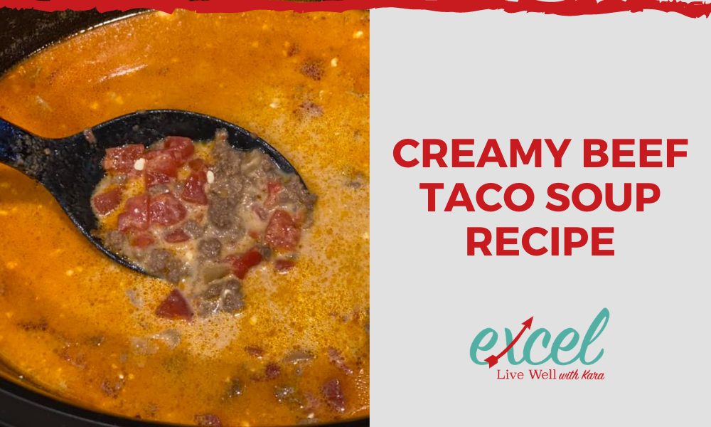 Try this creamy beef taco soup recipe!
