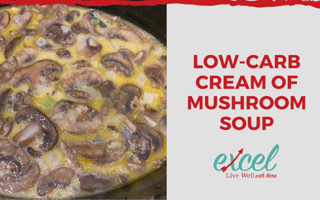 Low-carb cream of mushroom soup recipe