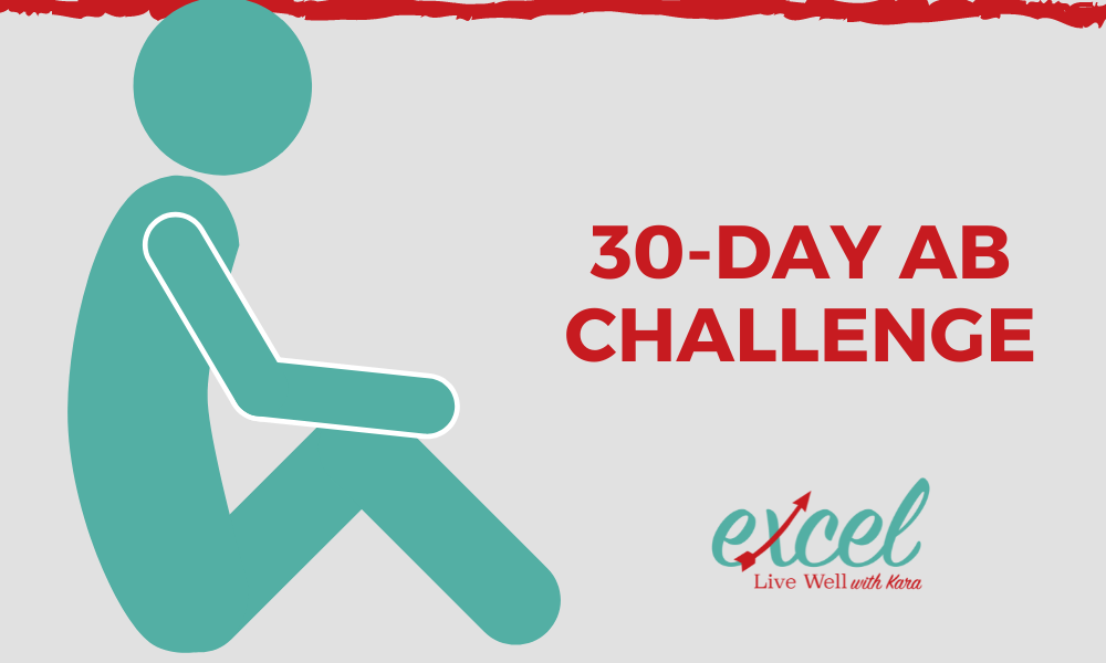 30-day ab challenge starts Aug. 2!