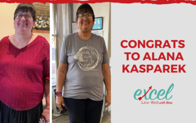 Alana Kasparek is down 25 pounds!