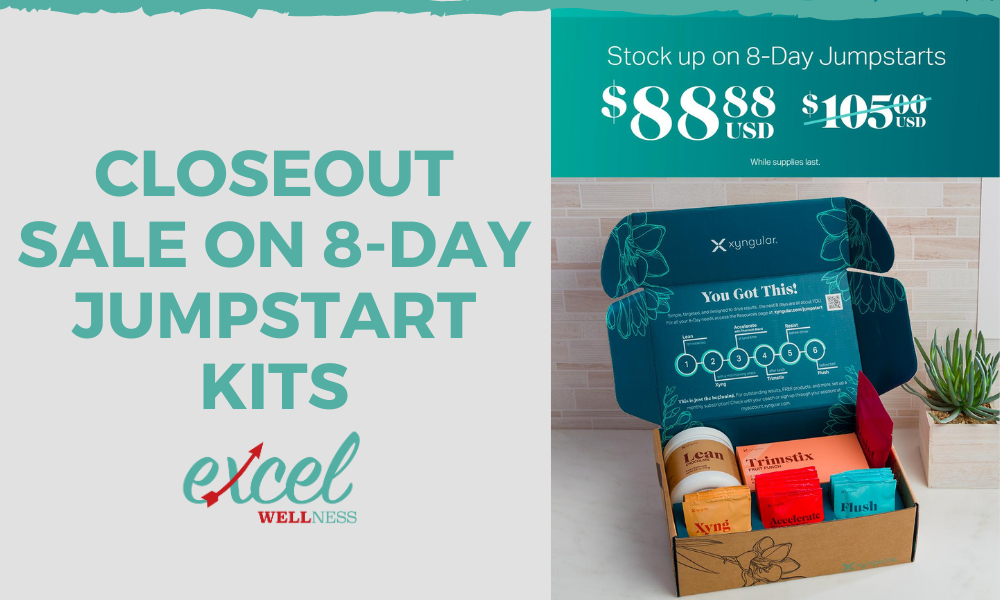 Closeout sale on 8-Day Jumpstart Kits!
